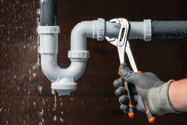 Professional Water Line Repair technician working in Byfield, MA